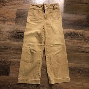 Maeve Anthropologie The Colette Pant Wide Leg Denim 27